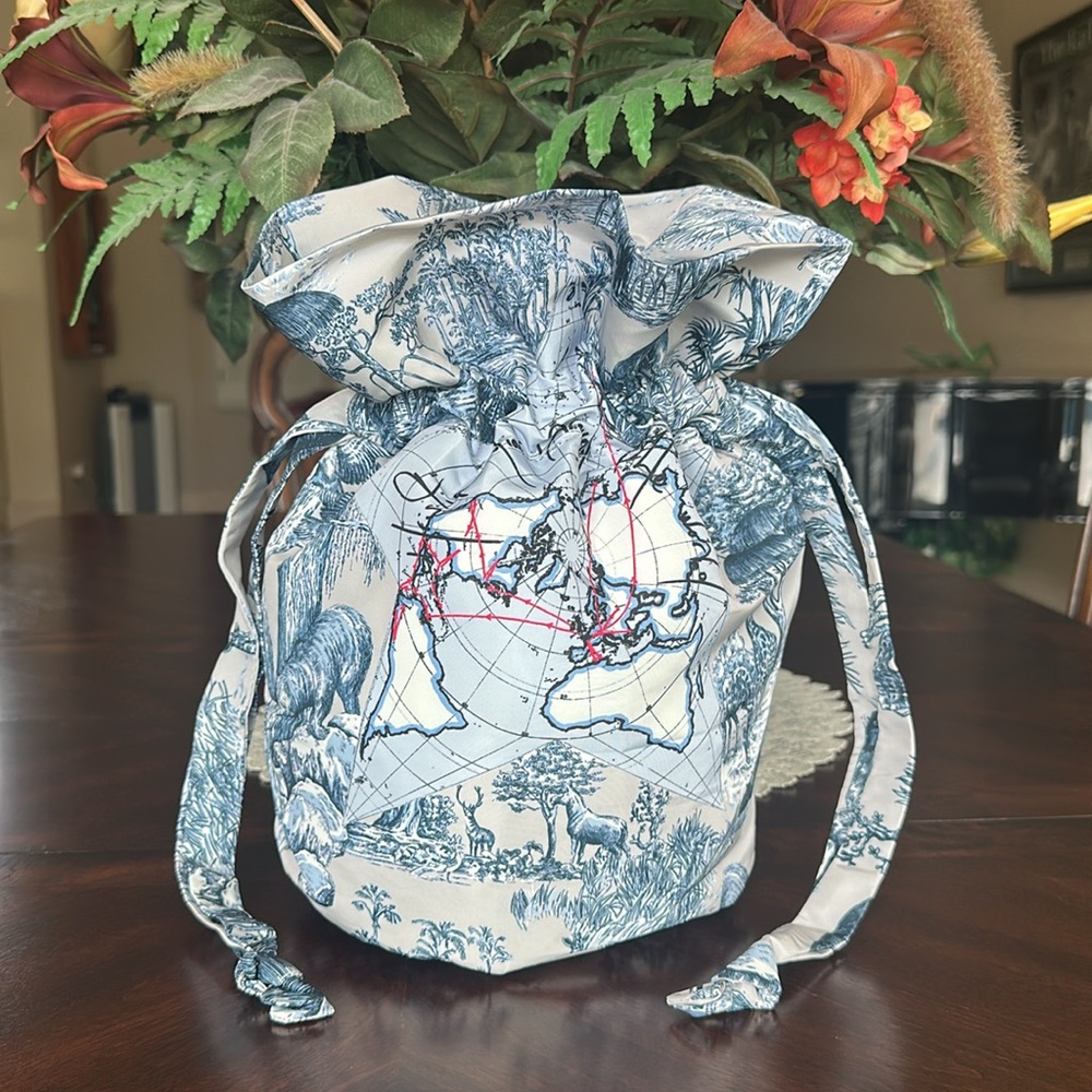 Dior Around The World Pouch and Dior Box NEW